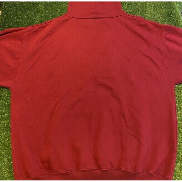 Temple Owls hoodie mens extra large red vintage Y2K sweatshirt football 31 - Picture 8 of 12
